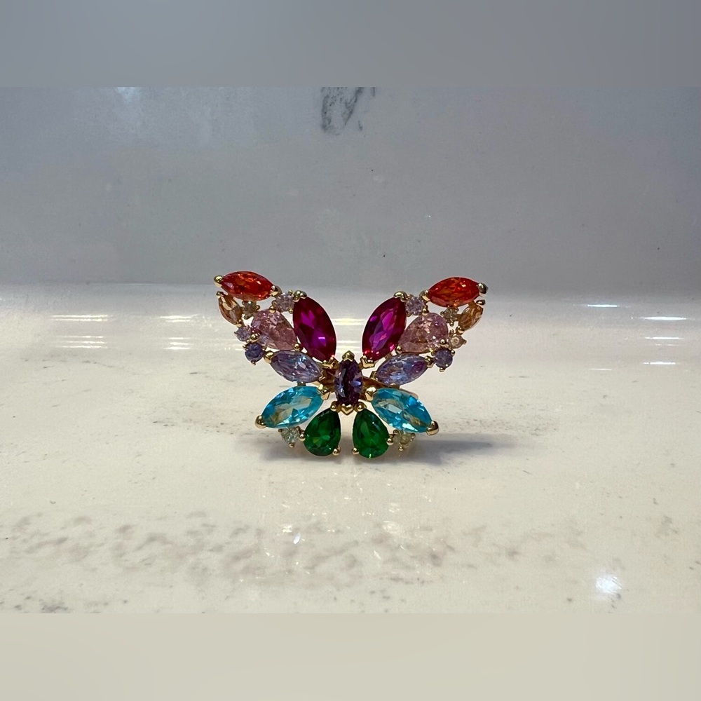 Kate Spade Butterfly Gemstone Ring